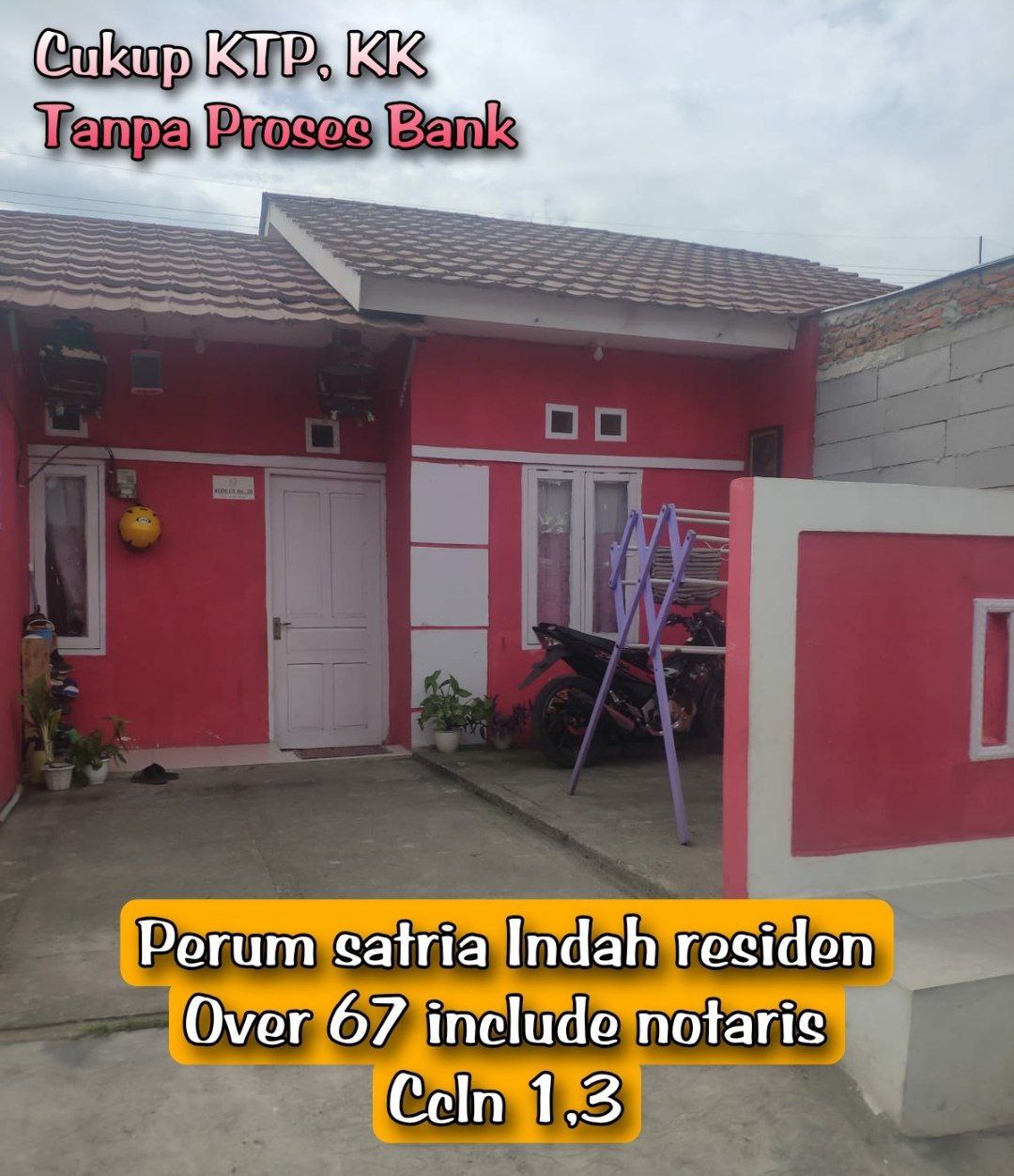 Rumah Dijual di Satriajaya Tambun Utara Bekasi Satria Indah Residence